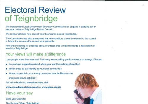 Electoral Review of Teignbridge image 1