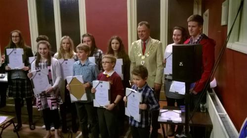 Bovey Tracey Young Citizens of the Year Awards 2016 image 1