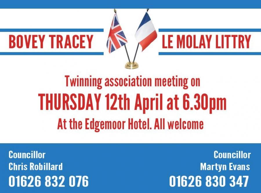 Twinning Association Meeting - Bovey Tracey & Le Molay Littry image 1