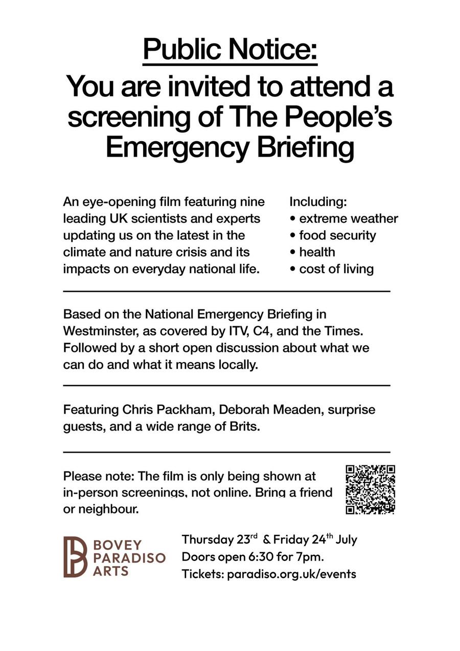 THE PEOPLE'S EMERGENCY BRIEFING image 1