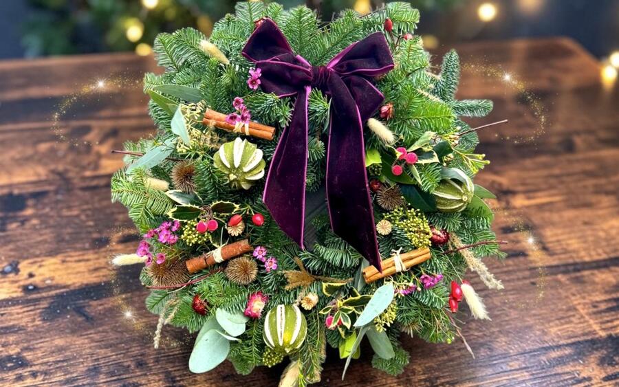 Christmas Wreath Making Workshop at House of Marbles image 1