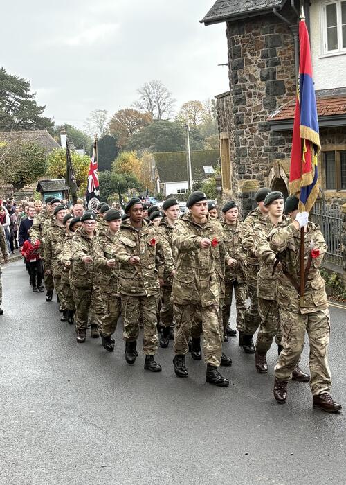 Remembrance Sunday in Bovey Tracey image 2