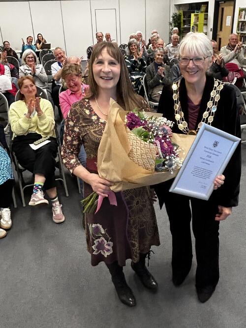 Community Awards presented at Bovey Tracey and Heathfield Annual Town Meeting image 2