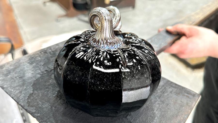Halloween Glass Pumpkin Workshop at House of Marbles image 1