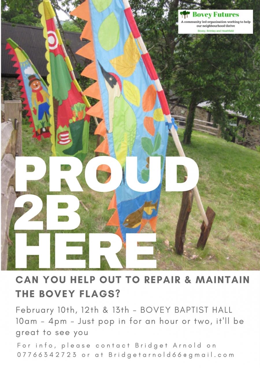 Help to Repair and Maintain the Bovey Flags image 1