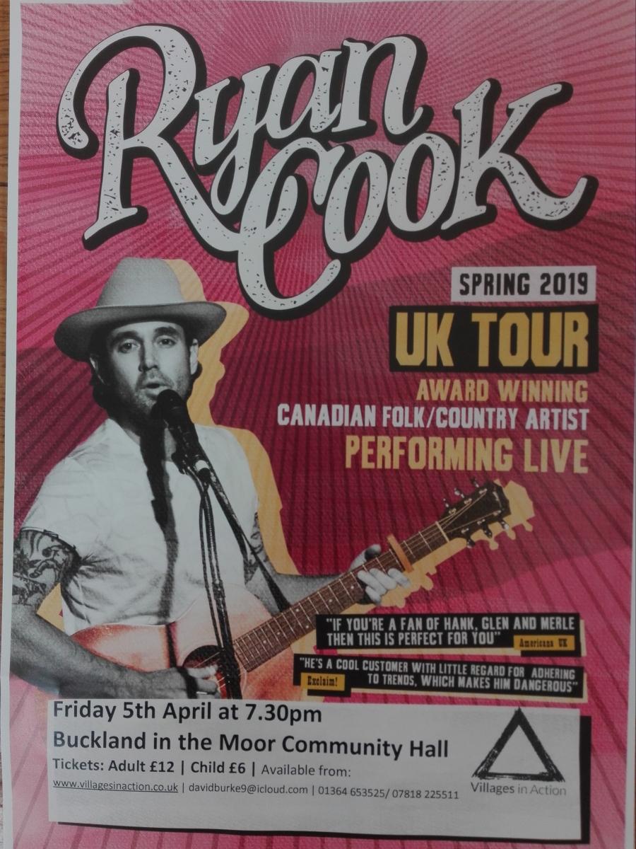 RYAN COOK - Canadian Folk/Country Artist image 1