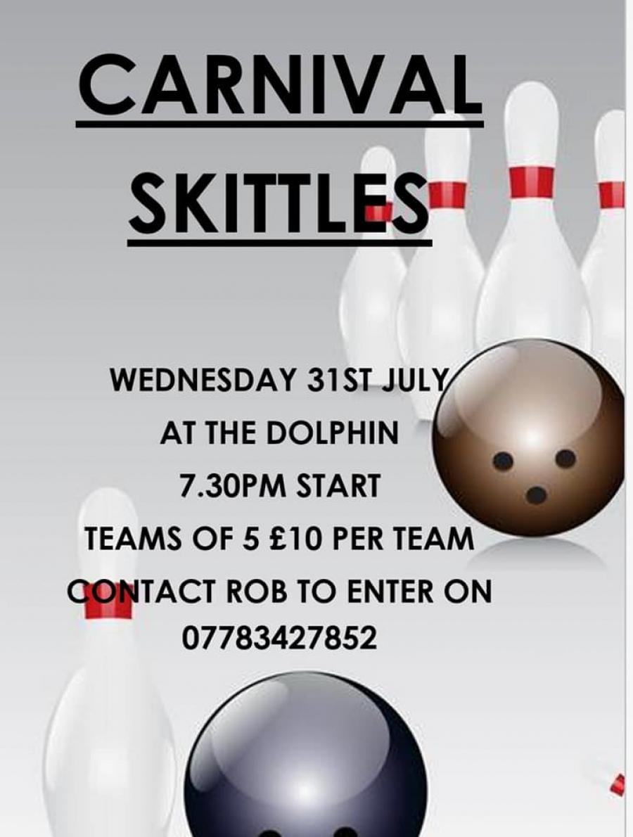 Bovey Tracey Carnival - SKITTLES NIGHT image 1