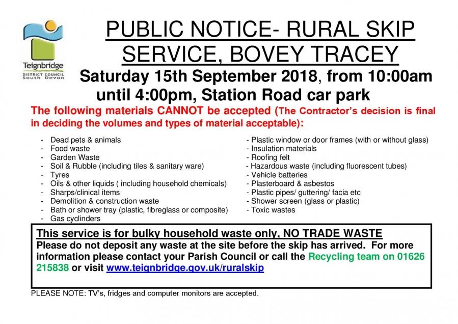 Bovey Tracey Rural Skip Service image 1