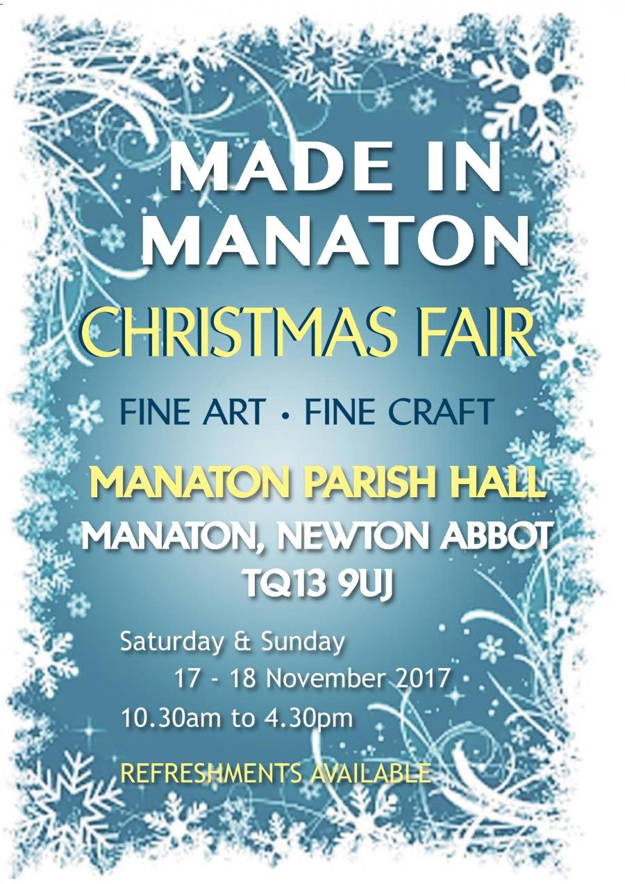 Made in Manaton Christmas Fair image 1