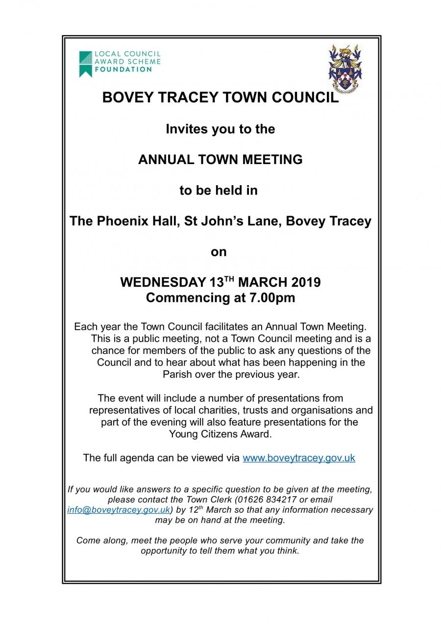 Annual Town Meeting image 1
